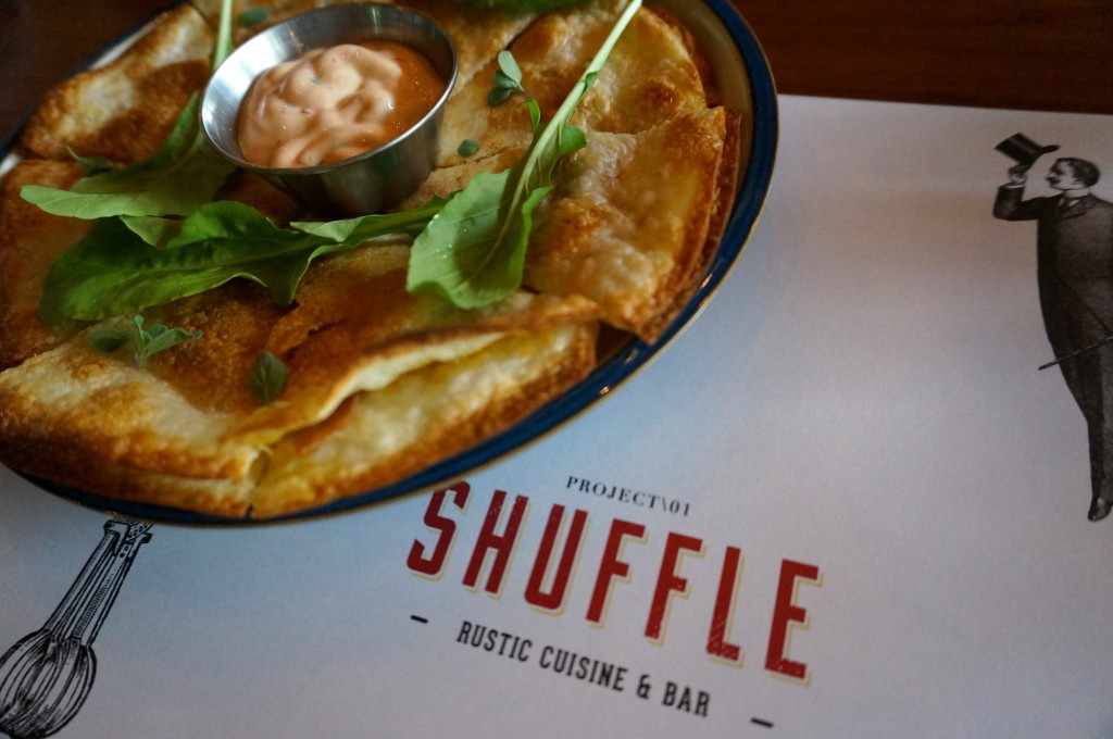 shuffle quesadilla